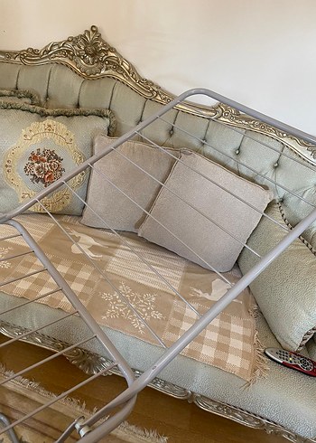 Gri Katlanabilir Kurutmalık Askı - Görsel 2