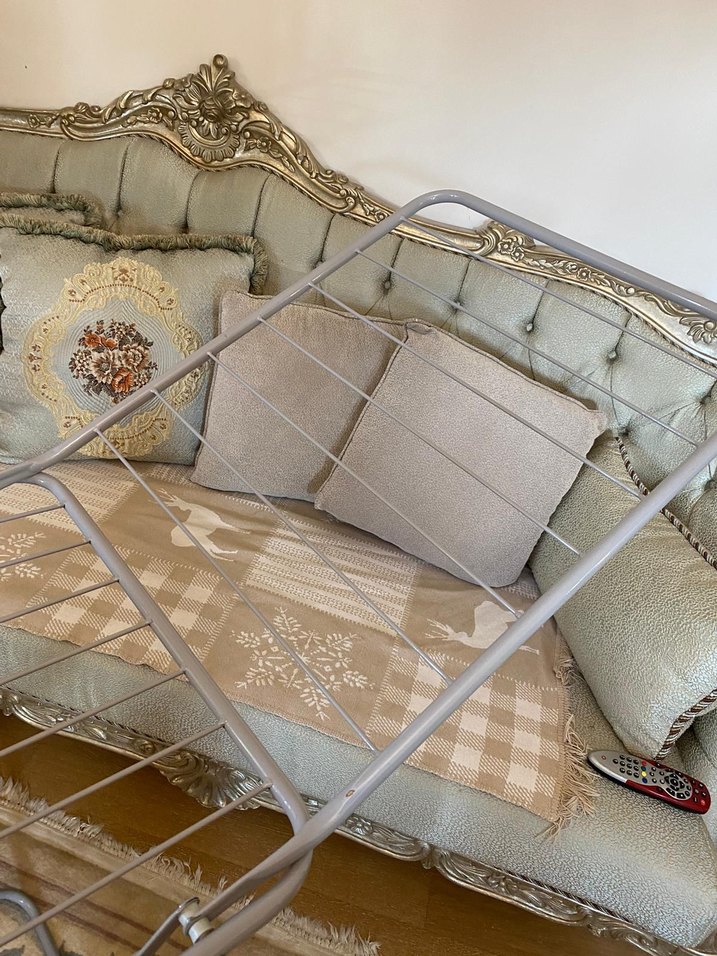 Gri Katlanabilir Kurutmalık Askı - Görsel 2