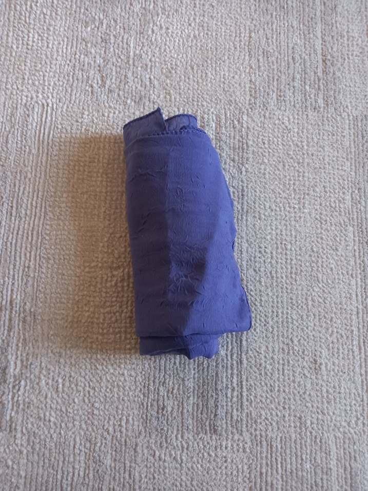 mavi bambu şal - Görsel 2