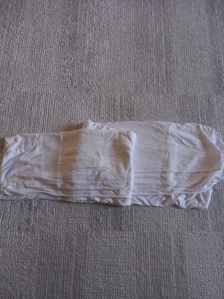 Beyaz penye şal - Görsel 2