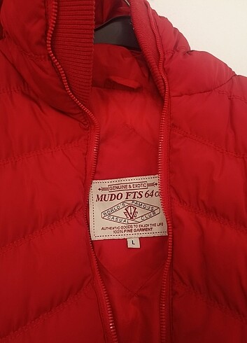 l Beden kırmızı Renk Mudo Bayan Mont