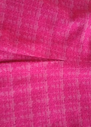 Düğmeli penbe şortlu  etek - Görsel 3