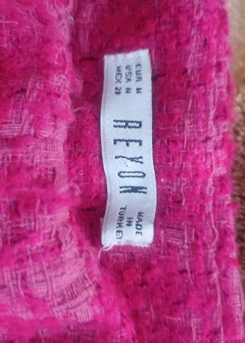 Düğmeli penbe şortlu  etek - Görsel 2