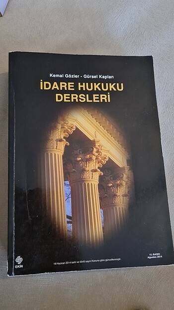 İdare hukuku Kemal Gözler-Gürsel kaplan