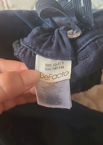 Kemerli Siyah Kız Kot Pantolon - Görsel 4