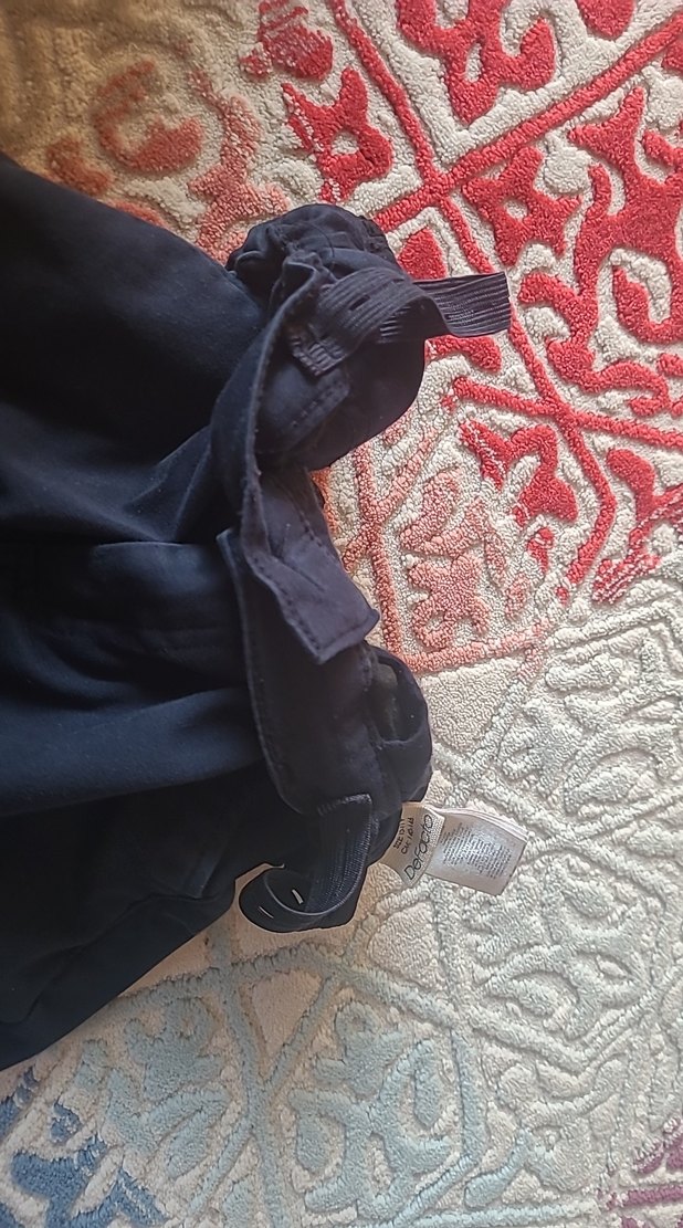 Kemerli Siyah Kız Kot Pantolon - Görsel 3