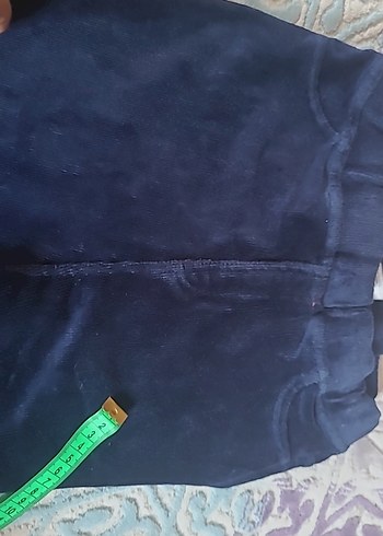 Kız çocuk Lacivert kadife Pantolon - Görsel 4