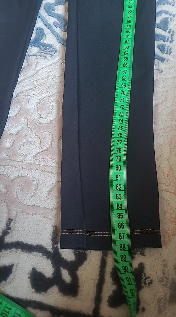 Lacivert Elastik tayt - Görsel 2