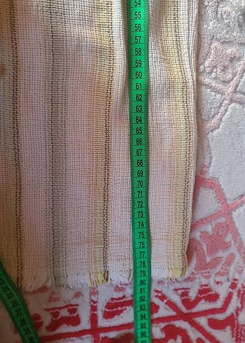 Bohem Çok Renkli Keten Salaş Pantolon - Görsel 7