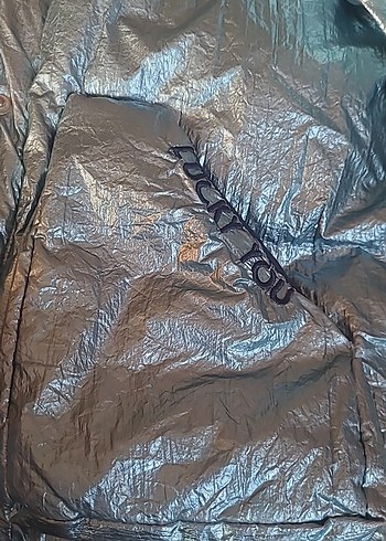 Mavi Kapüşonlu Midi Mont - Görsel 2