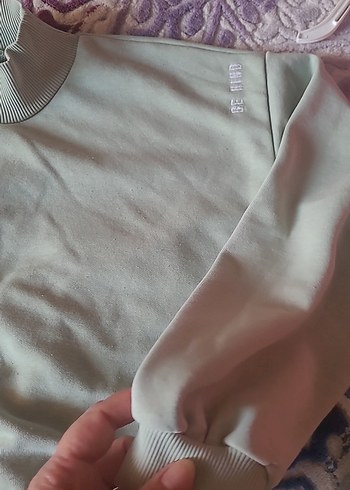 Açık yeşili Uzun Kollu Rahat Kız çocuk eşofman Takımı - Görsel 3