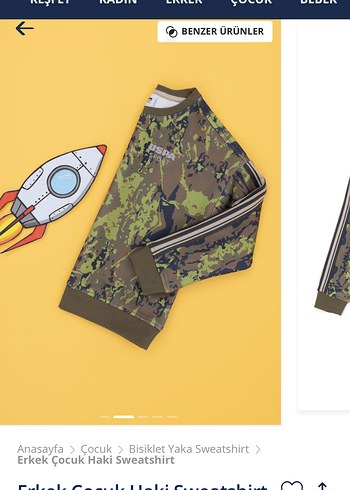 Uspa kamuflaj sweeat - Görsel 2