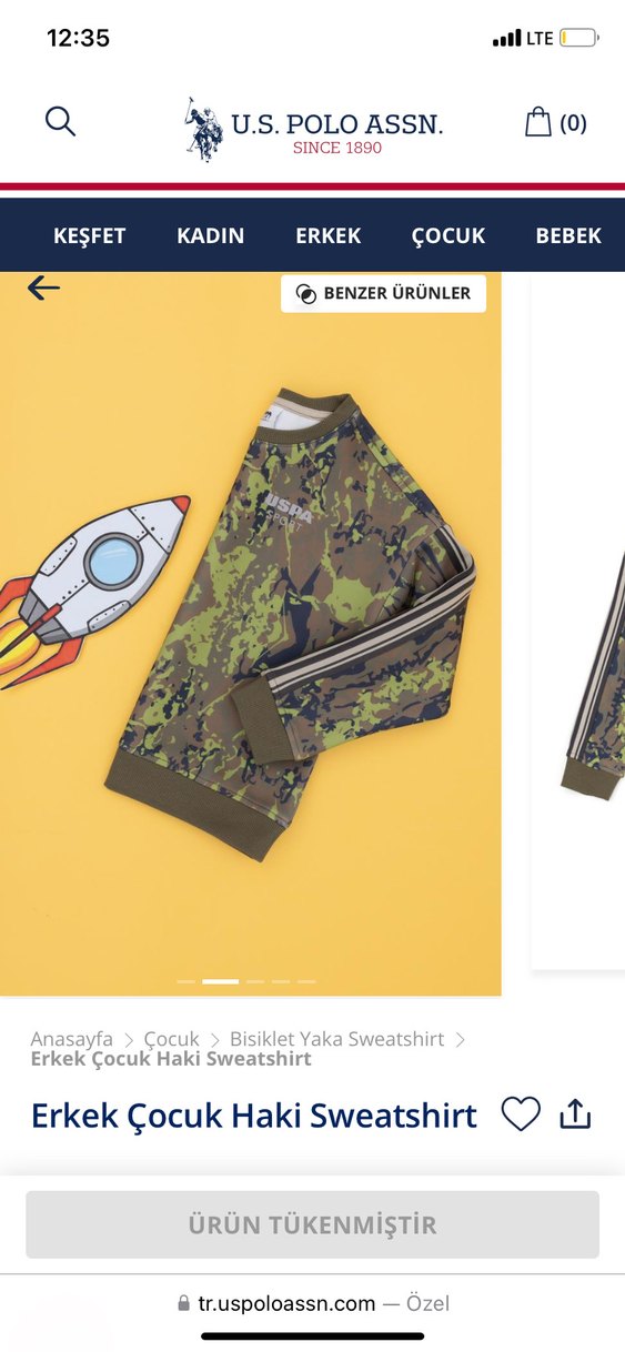 Uspa kamuflaj sweeat - Görsel 2