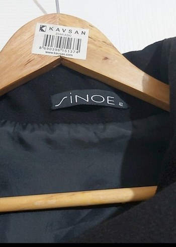 Siyah renk kaşe kısa kaban - Görsel 5