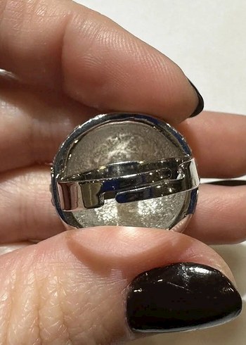 Markazit taşlı vintage yüzük - Görsel 3