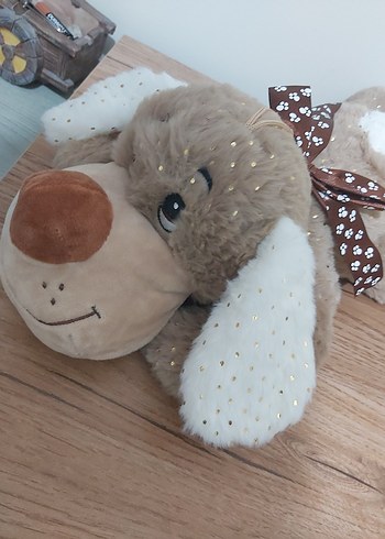 Bej Rengi Peluş Köpek Oyuncak - Görsel 4