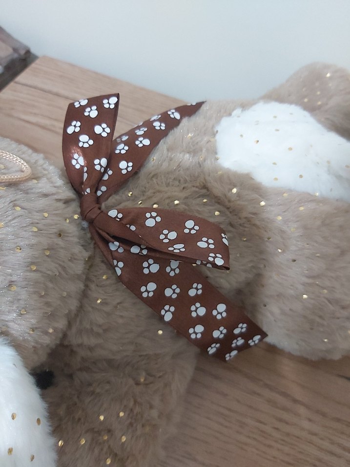 Bej Rengi Peluş Köpek Oyuncak - Görsel 5