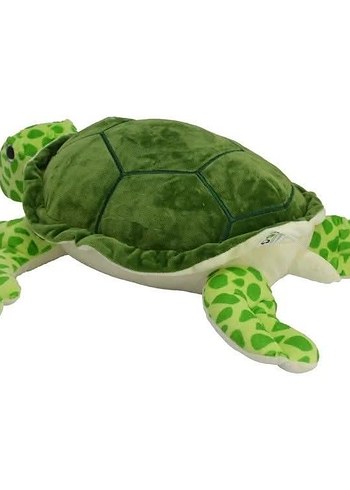 Yeşil Gri Deniz Kaplumbağası Peluş Oyuncak - Görsel 4