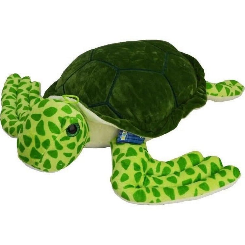 Yeşil Gri Deniz Kaplumbağası Peluş Oyuncak - Görsel 2