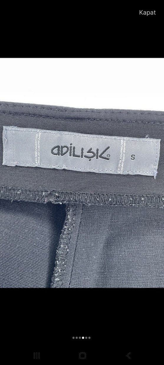 Adil Işık marka siyah renk kumaş pantolon - Görsel 4