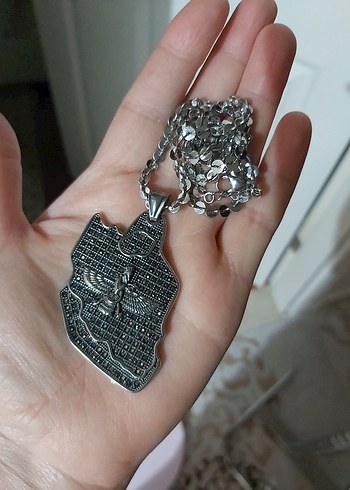 Uzun Zincirli Bohem Markazit Taşlı Işıltılı Kadın Kolye - Görsel 8