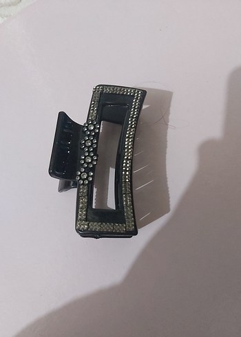 Siyah Taşlı Kelebek Saç Tokası - Görsel 2