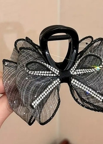 Glam Siyah Fiyonklu Gotik Toka - Görsel 2