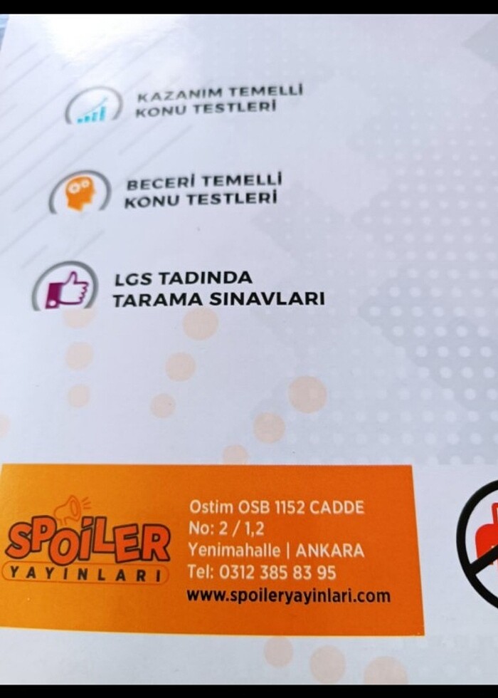 Matematik soru Bankası  - Görsel 3