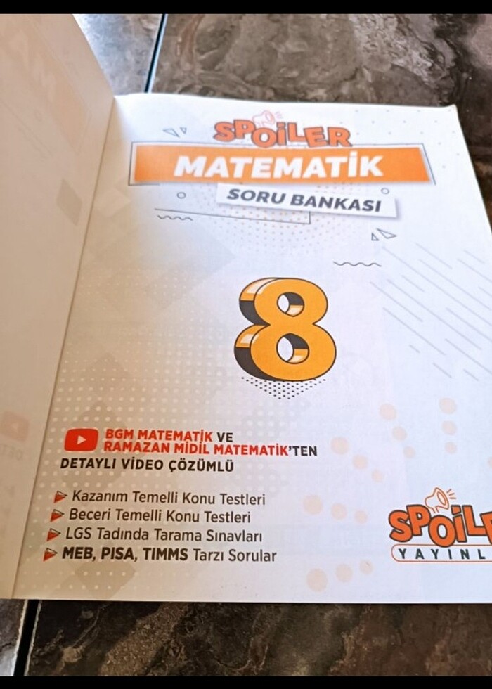Matematik soru Bankası  - Görsel 2