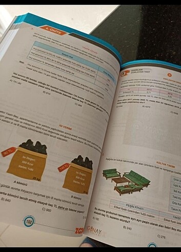 Matematik soru Bankası günay yayınları  - Görsel 3