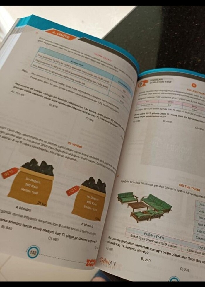 Matematik soru Bankası günay yayınları  - Görsel 3
