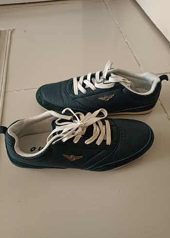 Lacivert Bağcıklı Erkek Spor Ayakkabı - Görsel 9