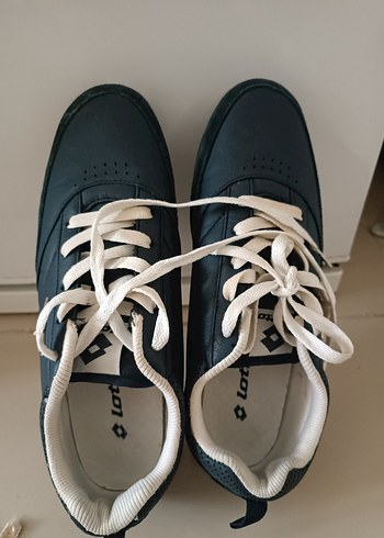 Mavi Bağcıklı Kadın Spor Ayakkabı - Görsel 3