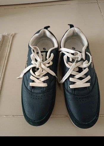 Mavi Bağcıklı Kadın Spor Ayakkabı - Görsel 9