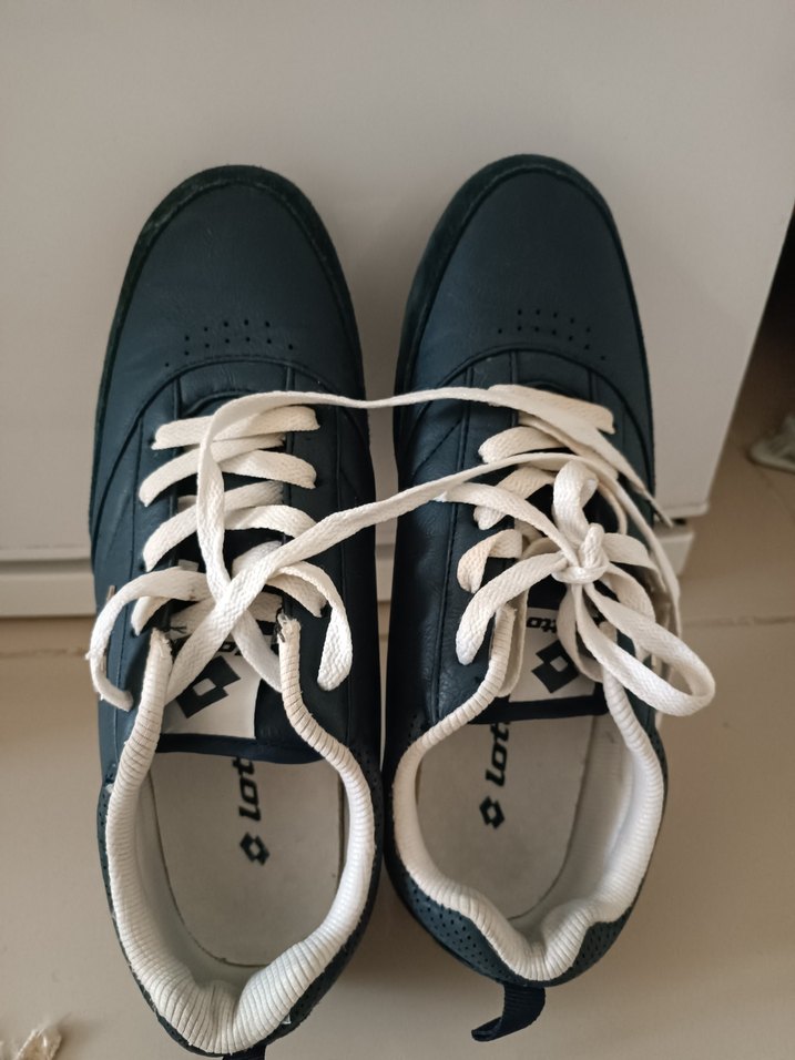 Mavi Bağcıklı Kadın Spor Ayakkabı - Görsel 3