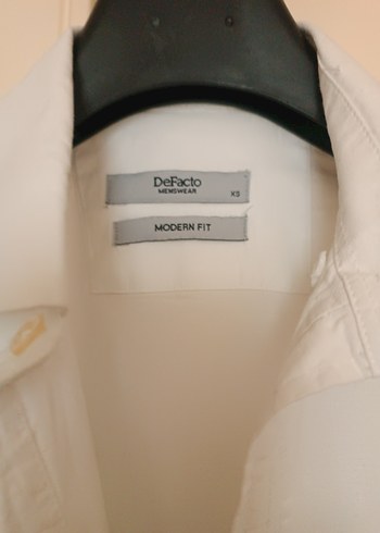 Erkek Pamuklu Uzun Kollu Beyaz Gömlek - Görsel 4