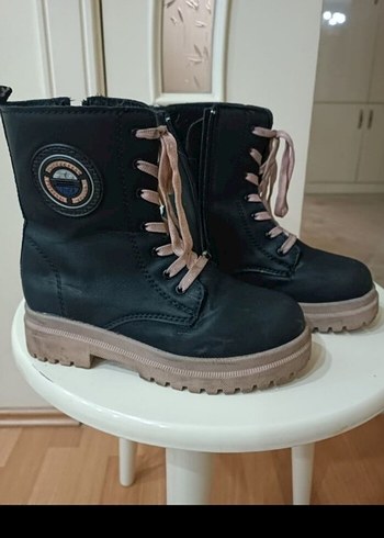 Siyah kız çocuk Blok Topuklu - Görsel 12