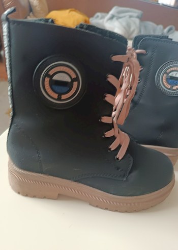 Siyah kız çocuk Blok Topuklu - Görsel 9