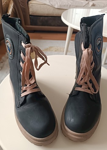 Siyah kız çocuk Blok Topuklu - Görsel 13