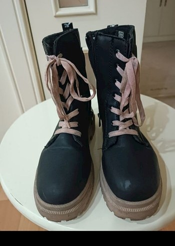 Siyah kız çocuk Blok Topuklu - Görsel 10