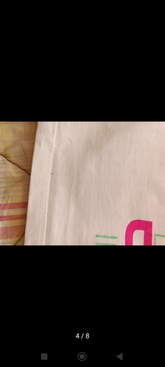 Kız Çocuk Beyaz Kolsuz Tişört - Görsel 4