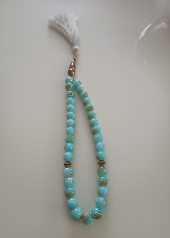 Turkuaz Bohem Erkek Tesbih - Görsel 4