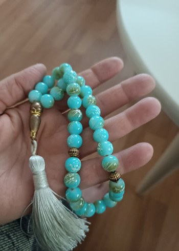 Turkuaz Bohem Erkek Tesbih - Görsel 5