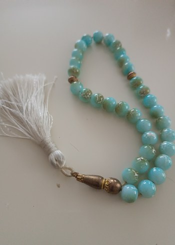 Turkuaz Bohem Erkek Tesbih - Görsel 3