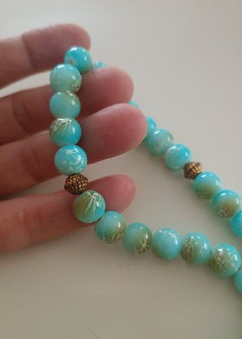 Turkuaz Bohem Erkek Tesbih - Görsel 9