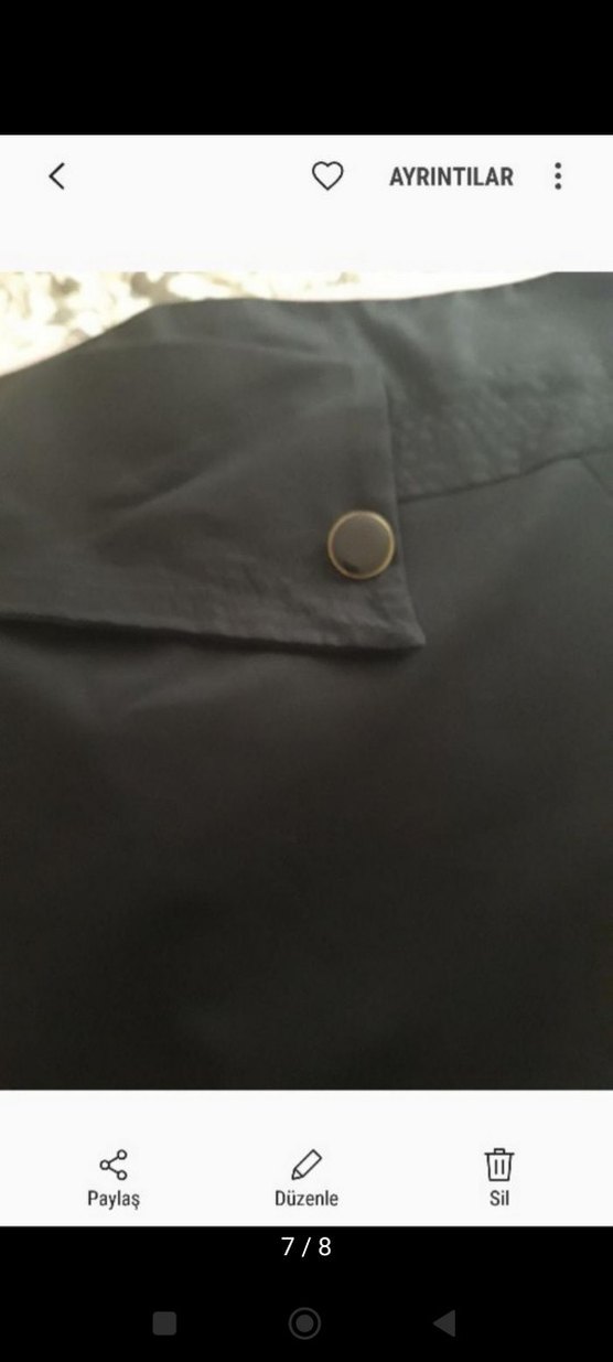 Siyah Uzun Kadın Etek Kemerli - Görsel 4