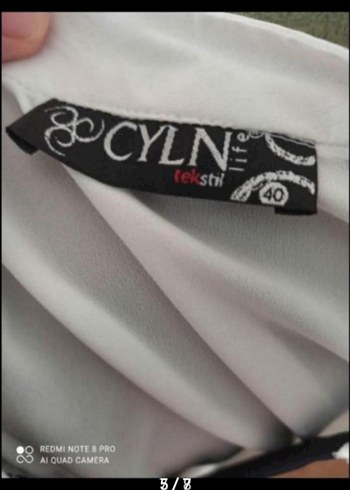 Lacivert Düğmeli Uzun Kadın Takım 38/40 bedene uygun - Görsel 3