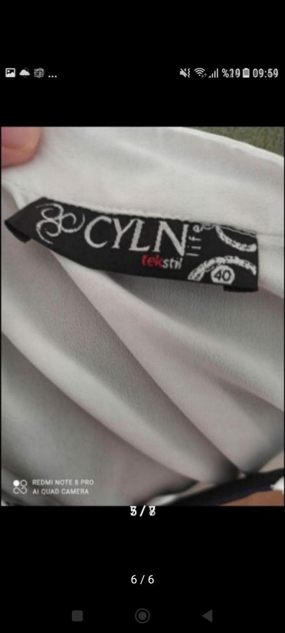 Lacivert Düğmeli Uzun Kadın Takım 38/40 bedene uygun - Görsel 3