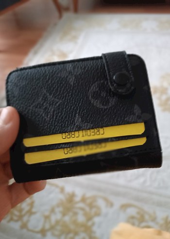 Kilitli Siyah Deri Kadın Cüzdanı - Görsel 3