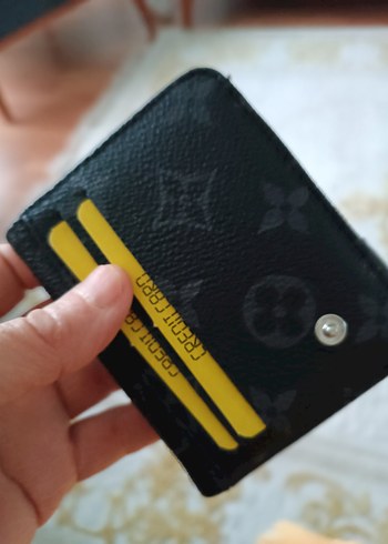 Kilitli Siyah Deri Kadın Cüzdanı - Görsel 2